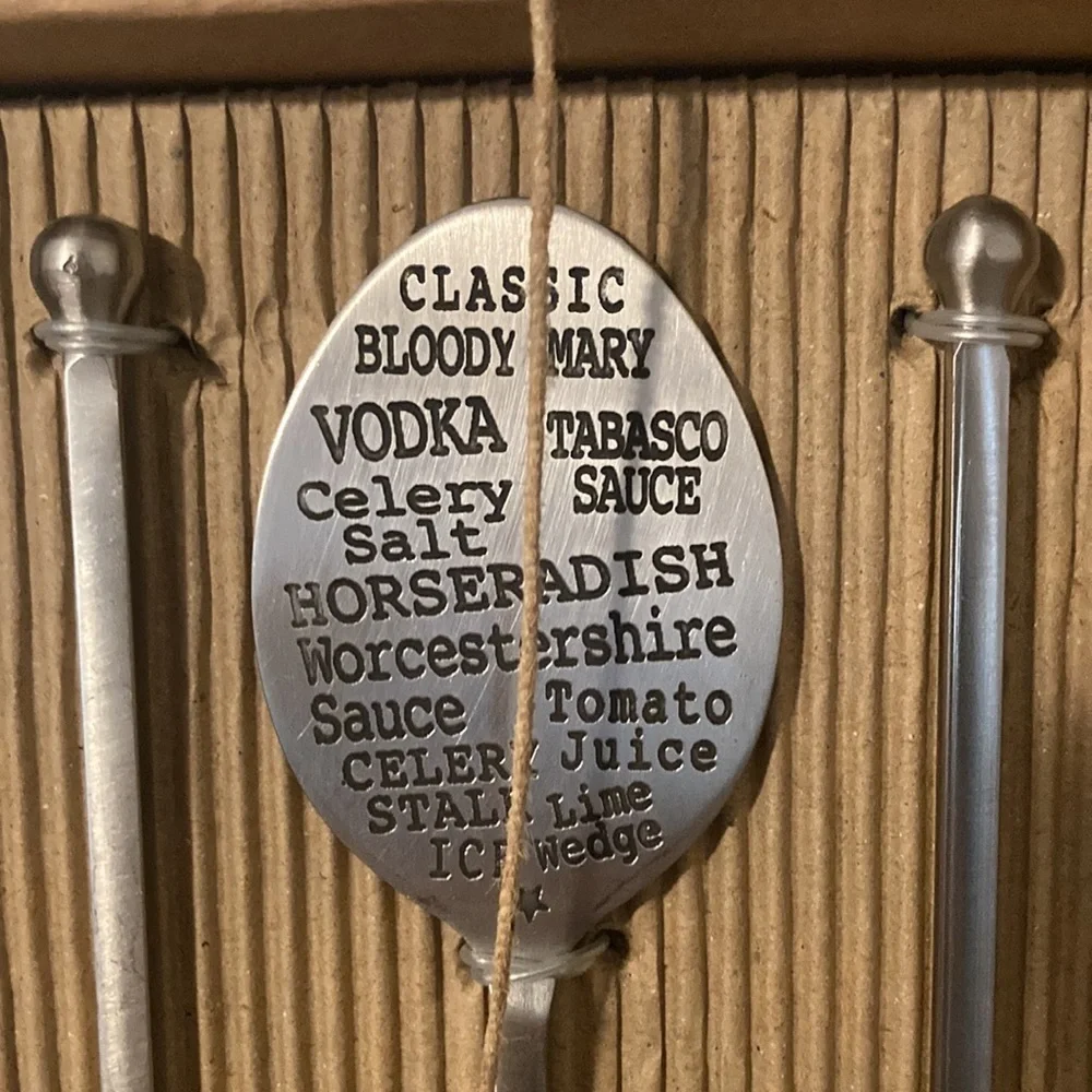 Towle Hand Stamped Cocktail Stirrers